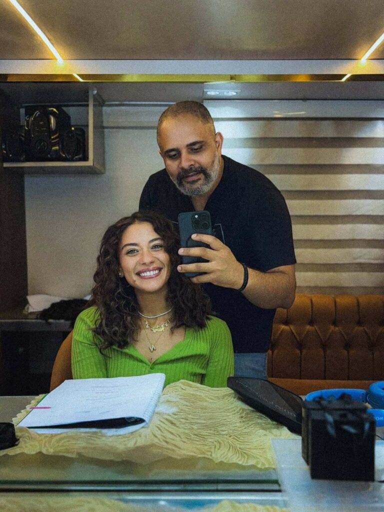 With Gala Hesham on the 1st Day of Filmmaking “Midterm”